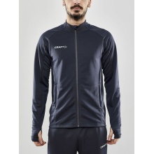Craft Training Jacket Evolve Full Zip - durable mid-layer jacket made of stretch material - dark grey Men
